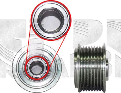 Autoteam A08884 - Puleggia cinghia, Alternatore autozon.pro