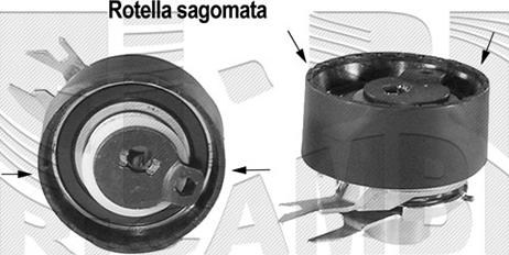 Autoteam A03128 - Rullo tenditore, Cinghia dentata autozon.pro