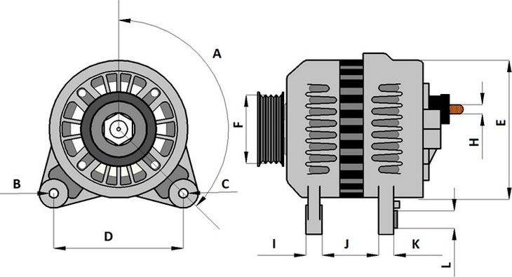 Autoteam AMI313A - Alternatore autozon.pro