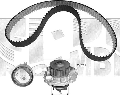 Autoteam KATW1252B - Pompa acqua + Kit cinghie dentate autozon.pro