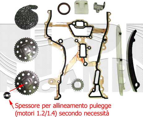 Autoteam KCA002 - Kit catena distribuzione autozon.pro