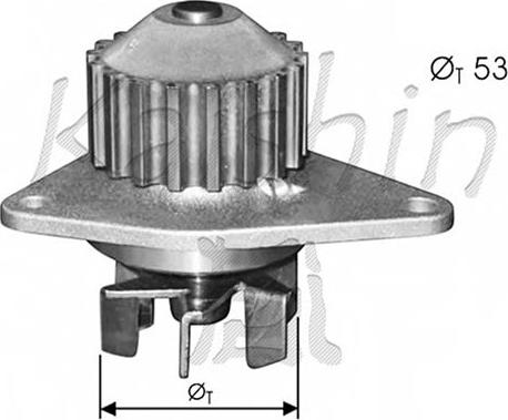 Autoteam WPA348 - Pompa acqua autozon.pro