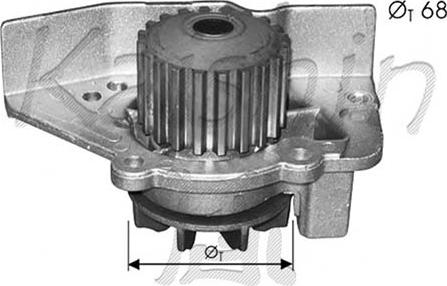 Autoteam WPA350 - Pompa acqua autozon.pro