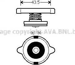 Ava Quality Cooling 980014 - Tappo, radiatore autozon.pro