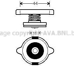 Ava Quality Cooling 980011 - Tappo, radiatore autozon.pro