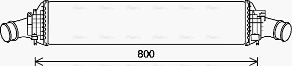 Ava Quality Cooling AI4406 - Intercooler autozon.pro