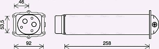 Ava Quality Cooling AI4416 - Intercooler autozon.pro