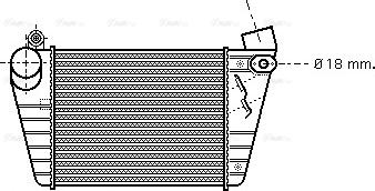 Ava Quality Cooling AI 4185 - Intercooler autozon.pro