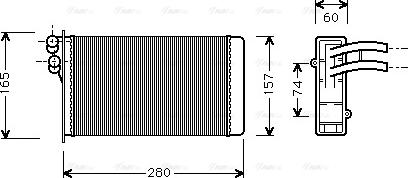 Ava Quality Cooling AI 6141 - Scambiatore calore, Riscaldamento abitacolo autozon.pro