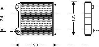 Ava Quality Cooling AI 6183 - Scambiatore calore, Riscaldamento abitacolo autozon.pro