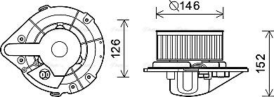 Ava Quality Cooling AI8501 - Ventilatore abitacolo autozon.pro