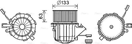 Ava Quality Cooling AI8395 - Ventilatore abitacolo autozon.pro