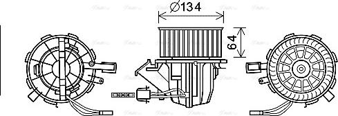 Ava Quality Cooling AI8391 - Ventilatore abitacolo autozon.pro