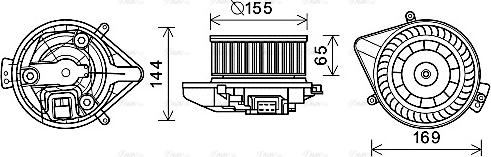 Ava Quality Cooling AI8371 - Ventilatore abitacolo autozon.pro