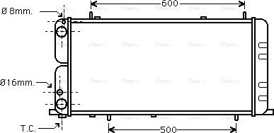 Ava Quality Cooling AI 2051 - Radiatore, Raffreddamento motore autozon.pro