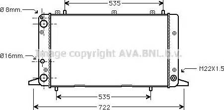 Ava Quality Cooling AI 2053 - Radiatore, Raffreddamento motore autozon.pro