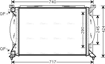 Ava Quality Cooling AI 2195 - Radiatore, Raffreddamento motore autozon.pro