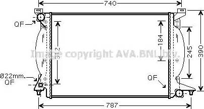 Ava Quality Cooling AI 2243 - Radiatore, Raffreddamento motore autozon.pro