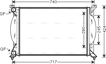 Ava Quality Cooling AI 2201 - Radiatore, Raffreddamento motore autozon.pro