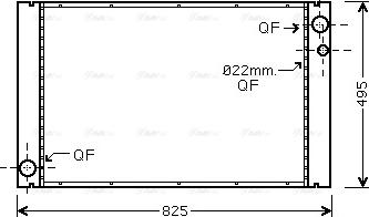 Ava Quality Cooling AI 2289 - Radiatore, Raffreddamento motore autozon.pro