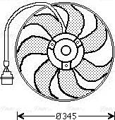 Ava Quality Cooling AI 7509 - Ventola, Raffreddamento motore autozon.pro