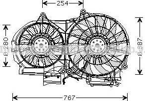 Ava Quality Cooling AI 7505 - Ventola, Raffreddamento motore autozon.pro