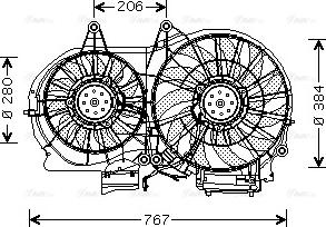 Ava Quality Cooling AI 7506 - Ventola, Raffreddamento motore autozon.pro