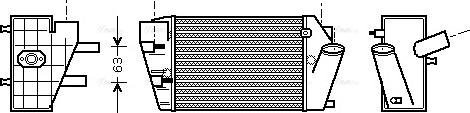 Ava Quality Cooling AIA4187 - Intercooler autozon.pro