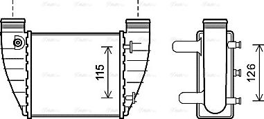 Ava Quality Cooling AIA4345 - Intercooler autozon.pro