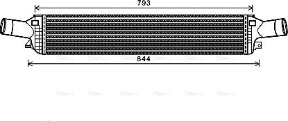 Ava Quality Cooling AIA4319 - Intercooler autozon.pro