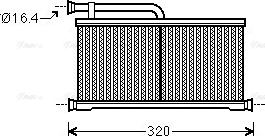 Ava Quality Cooling AIA6397 - Scambiatore calore, Riscaldamento abitacolo autozon.pro