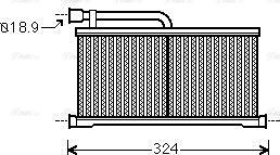 Ava Quality Cooling AIA6296 - Scambiatore calore, Riscaldamento abitacolo autozon.pro