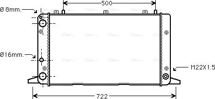 Ava Quality Cooling AIA2047 - Radiatore, Raffreddamento motore autozon.pro