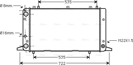 Ava Quality Cooling AIA2053 - Radiatore, Raffreddamento motore autozon.pro