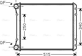 Ava Quality Cooling AIA2220 - Radiatore, Raffreddamento motore autozon.pro