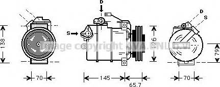 Ava Quality Cooling AIAK151 - Compressore, Climatizzatore autozon.pro