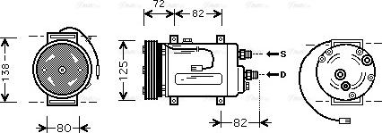 Ava Quality Cooling AIAK178 - Compressore, Climatizzatore autozon.pro