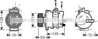 Ava Quality Cooling AIAK314 - Compressore, Climatizzatore autozon.pro