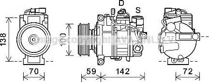 Ava Quality Cooling AIAK388 - Compressore, Climatizzatore autozon.pro