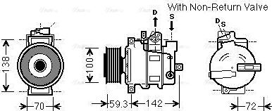 Ava Quality Cooling AIAK334 - Compressore, Climatizzatore autozon.pro