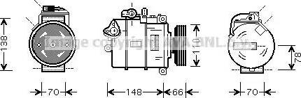 Ava Quality Cooling AI K275 - Compressore, Climatizzatore autozon.pro