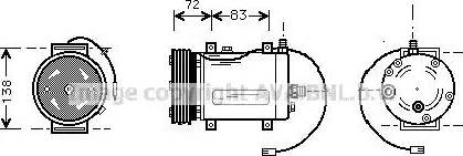 Ava Quality Cooling AI K144 - Compressore, Climatizzatore autozon.pro