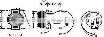 Ava Quality Cooling AI K143 - Compressore, Climatizzatore autozon.pro