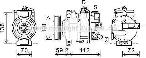 Ava Quality Cooling AIK399 - Compressore, Climatizzatore autozon.pro