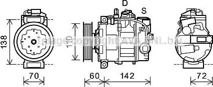 Ava Quality Cooling AIK344 - Compressore, Climatizzatore autozon.pro