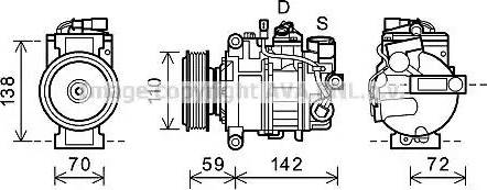 Ava Quality Cooling AIK341 - Compressore, Climatizzatore autozon.pro