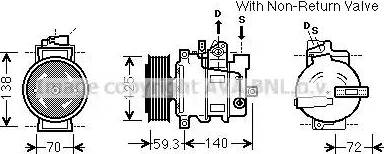 Ava Quality Cooling AIK330 - Compressore, Climatizzatore autozon.pro