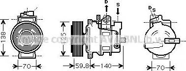 Ava Quality Cooling AI K295 - Compressore, Climatizzatore autozon.pro