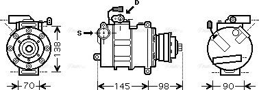 Ava Quality Cooling AI K280 - Compressore, Climatizzatore autozon.pro