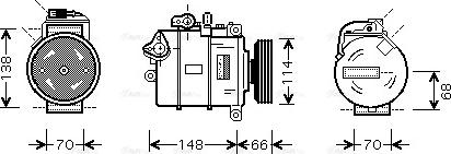 Ava Quality Cooling AI K282 - Compressore, Climatizzatore autozon.pro